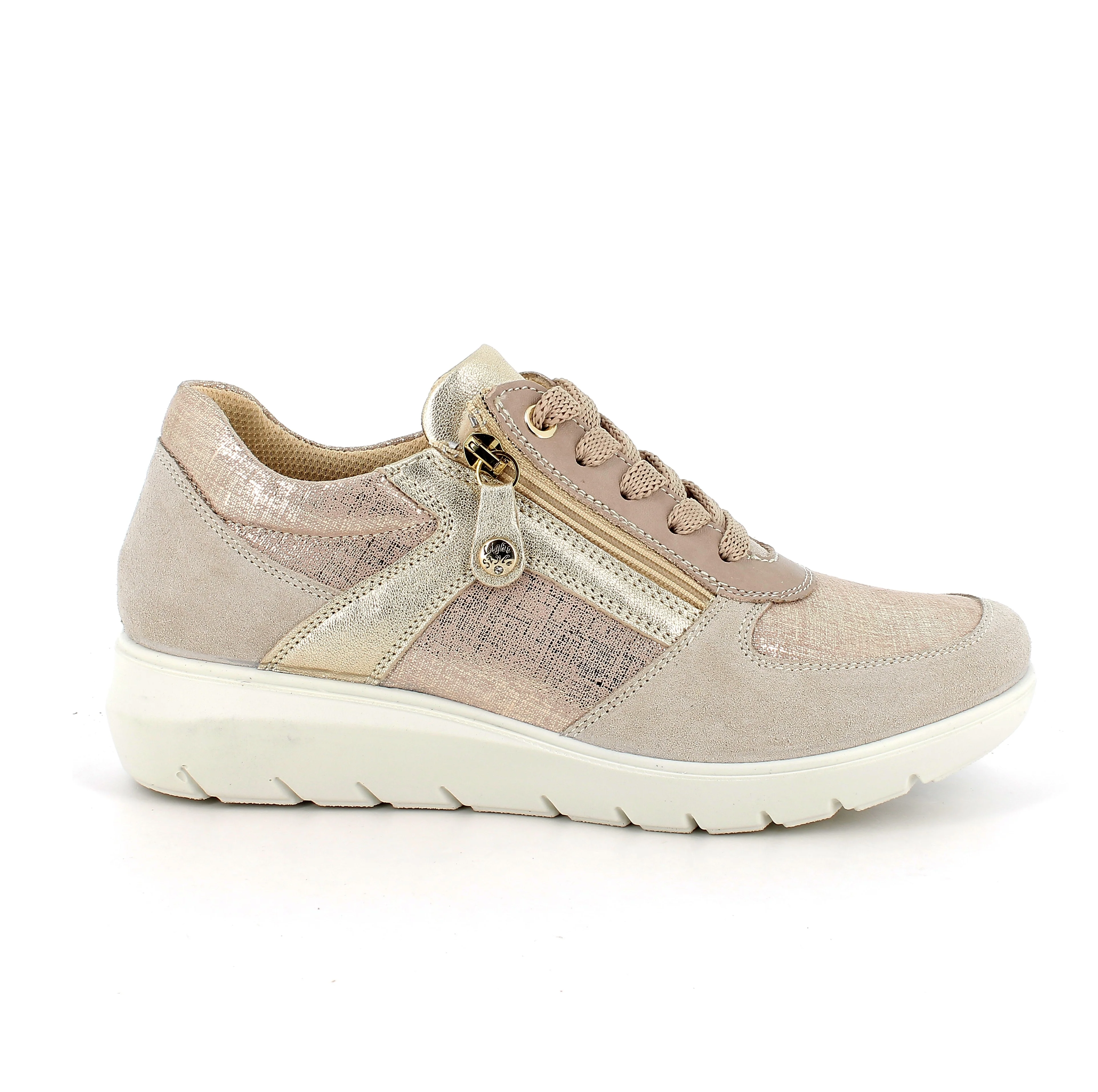 Klizia zip laced - Chaussures en cuir Imac pour femmes