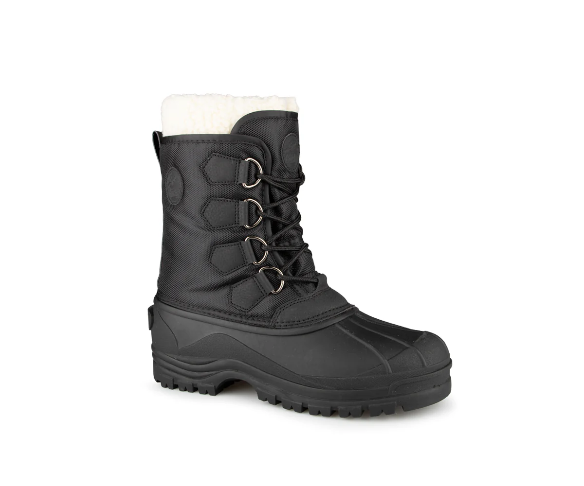 Bottes d'hiver noires Blue Rocky pour hommes - Snowman felt - Image 2