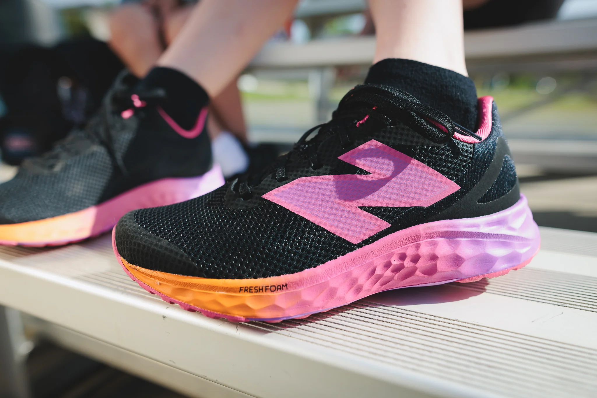 Souliers de course New balance pour filles junior - Arishi V4 - Image 2