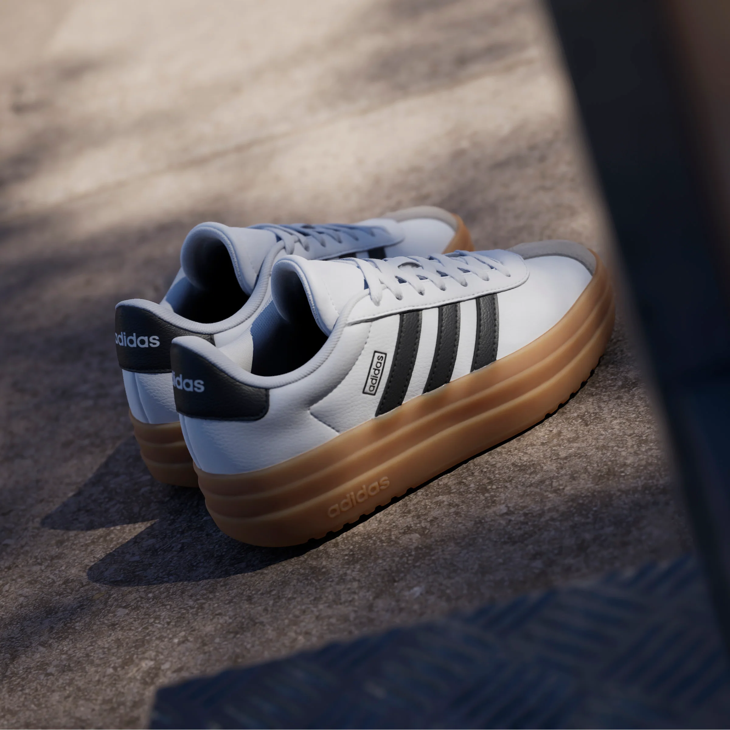 Souliers plateforme Adidas pour junior filles - VL COURT BOLD - Image 2
