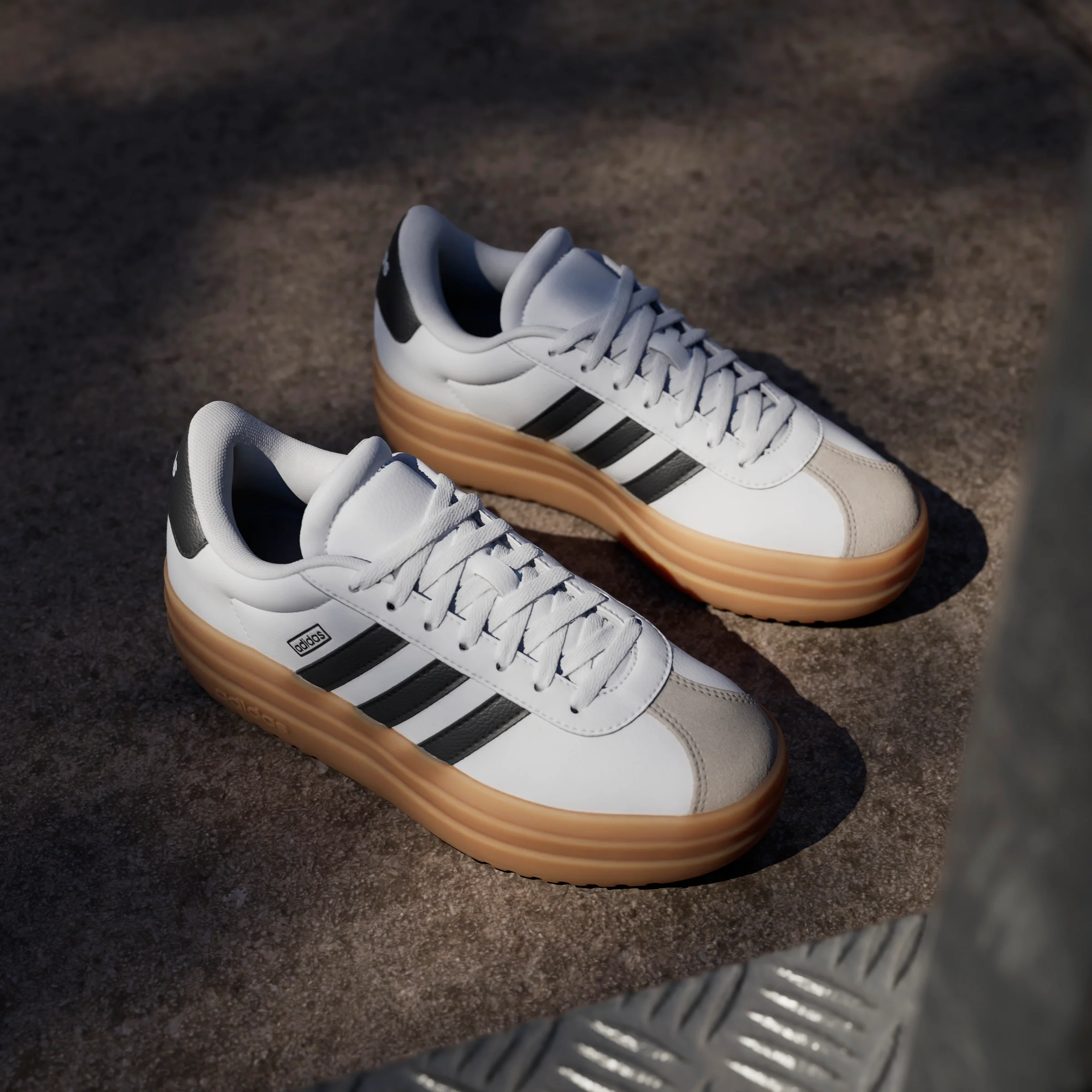 Souliers plateforme Adidas pour junior filles - VL COURT BOLD - Image 3